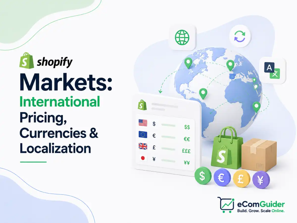 shopify markets international pricing currencies and localization