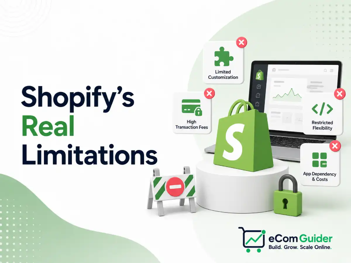 shopify limitations and disadvantages for ecommerce stores