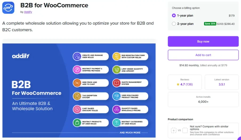 Addify B2B for WooCommerce
