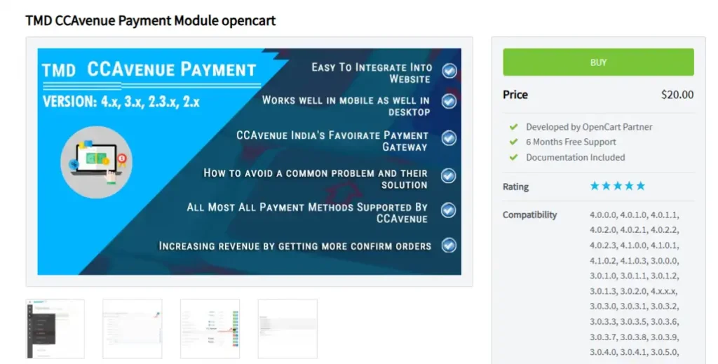 CCAvenue Extension Opencart