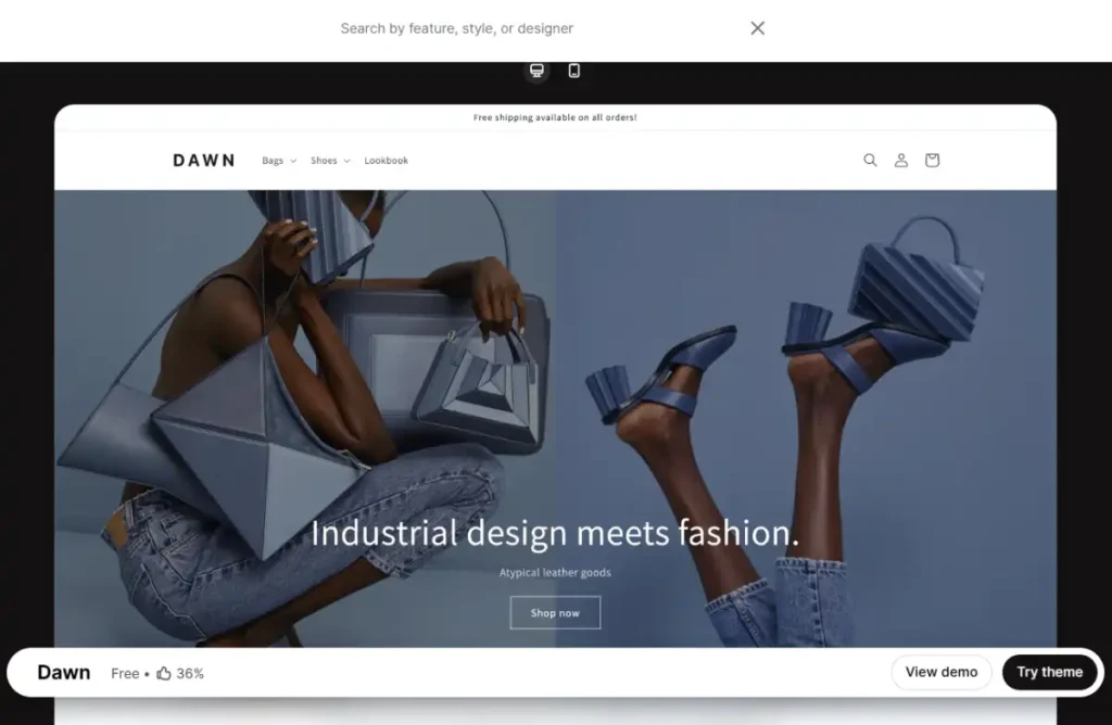 Dawn Shopify Theme
