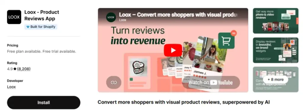 Loox Shopify App