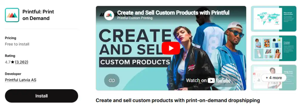 Printful Shopify App