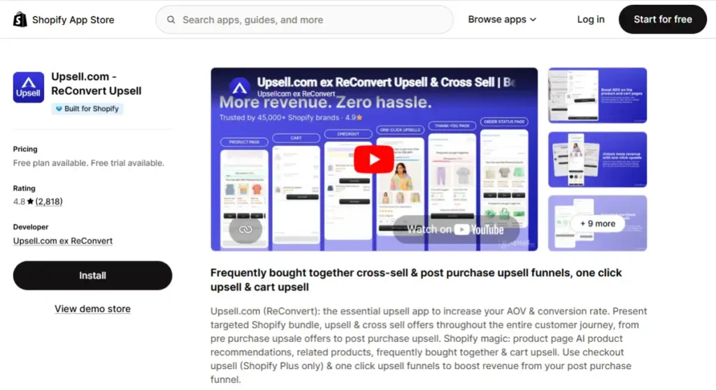 ReConvert Shopify App