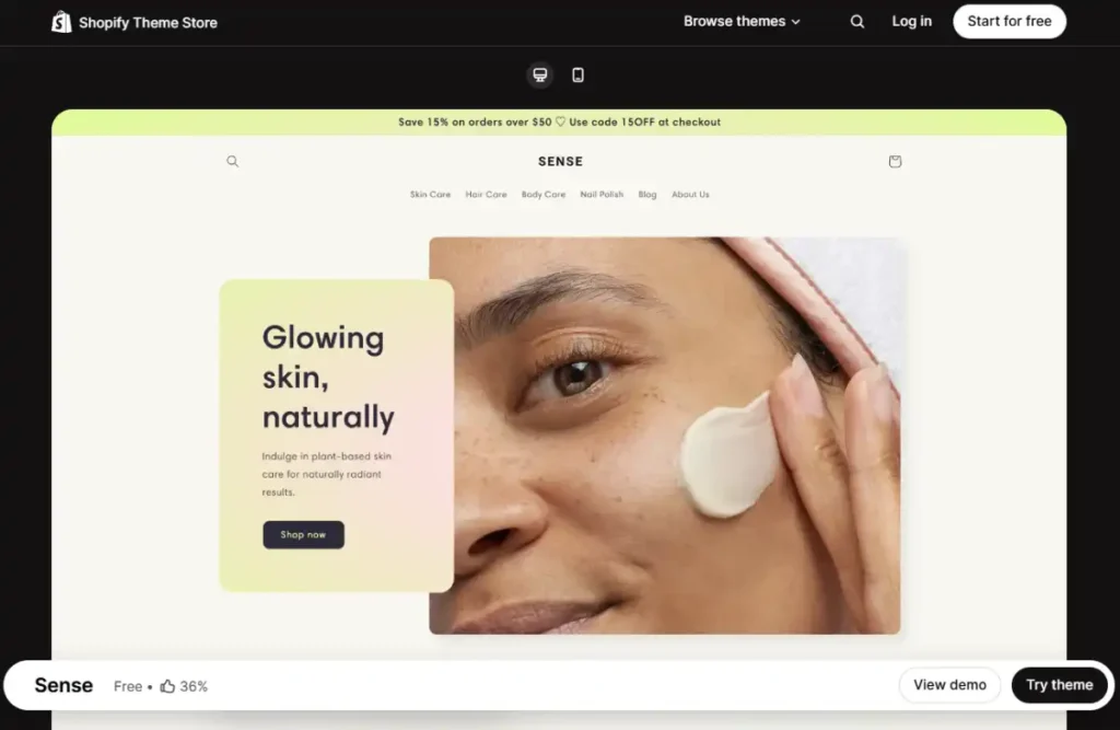 Sense Shopify Theme