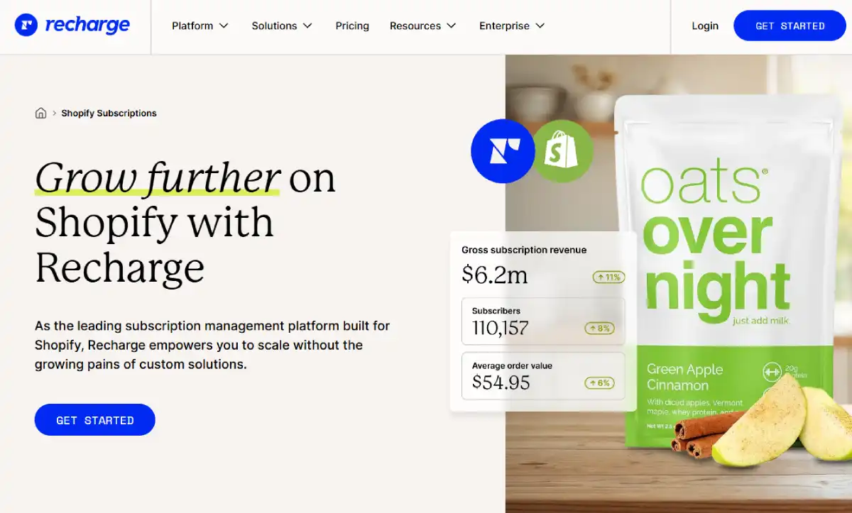 Shopify + Recharge