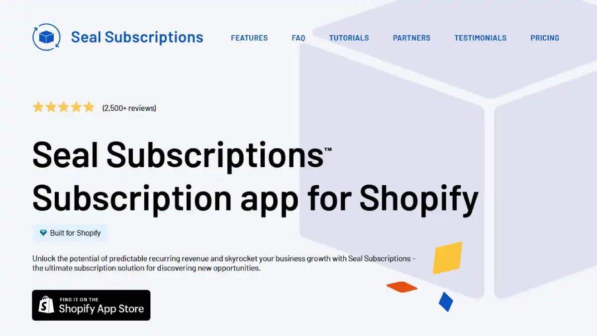 Shopify + Seal or Appstle