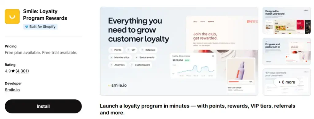 Smile Shopify Apps