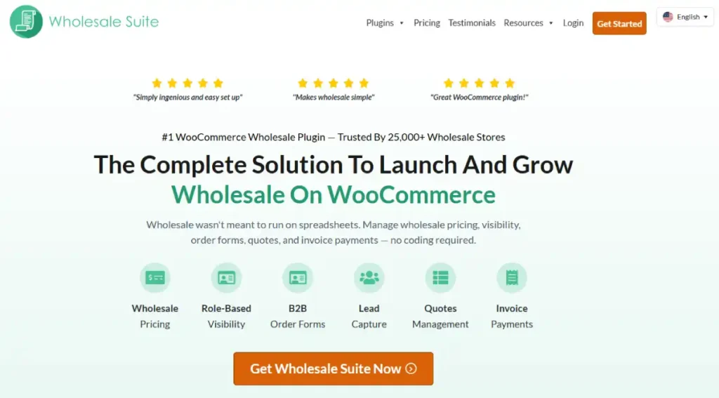 Wholesale Suite