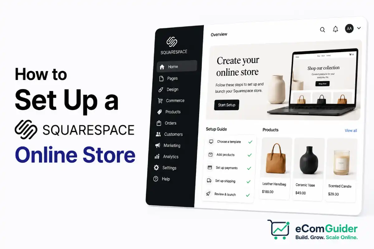 How to set up a Squarespace online store