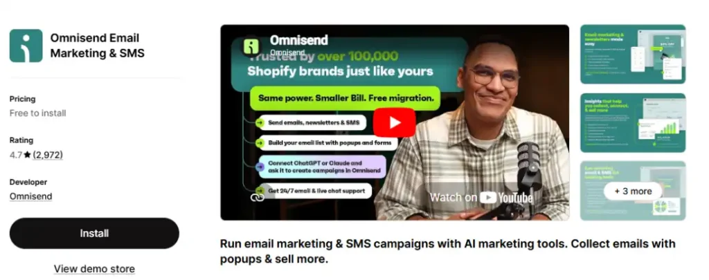 Omnisend Shopify App