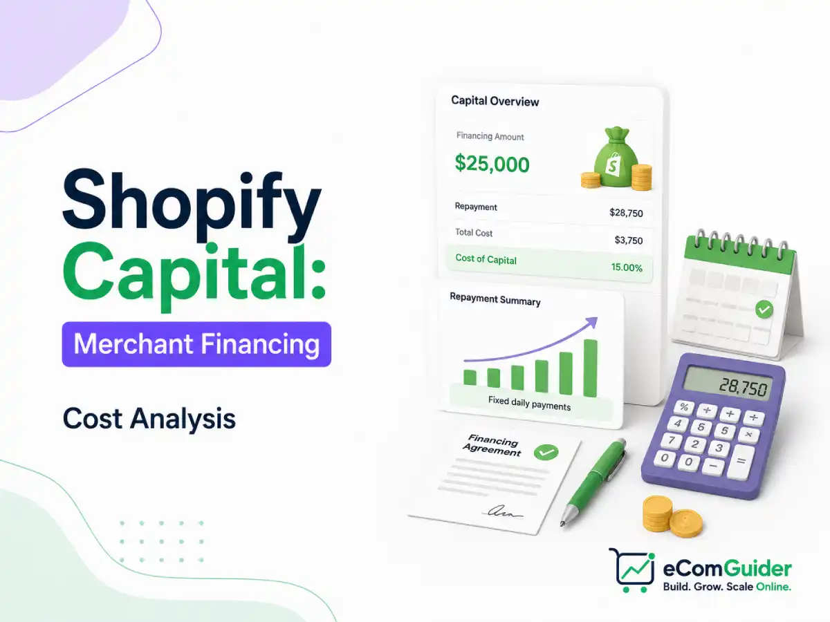 shopify capital merchant financing cost analysis