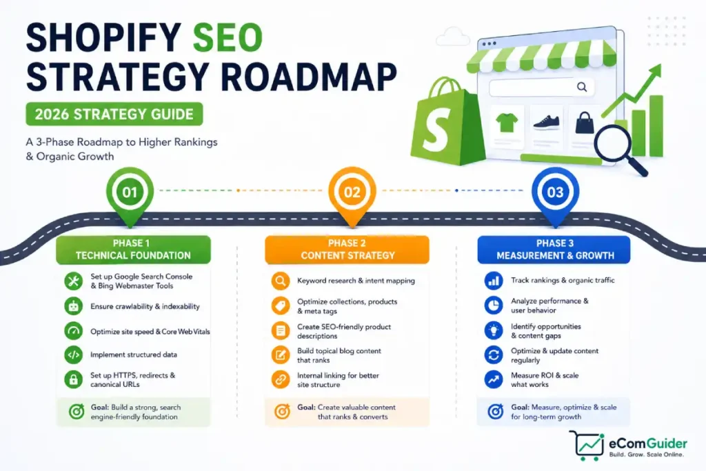 Shopify SEO strategy roadmap