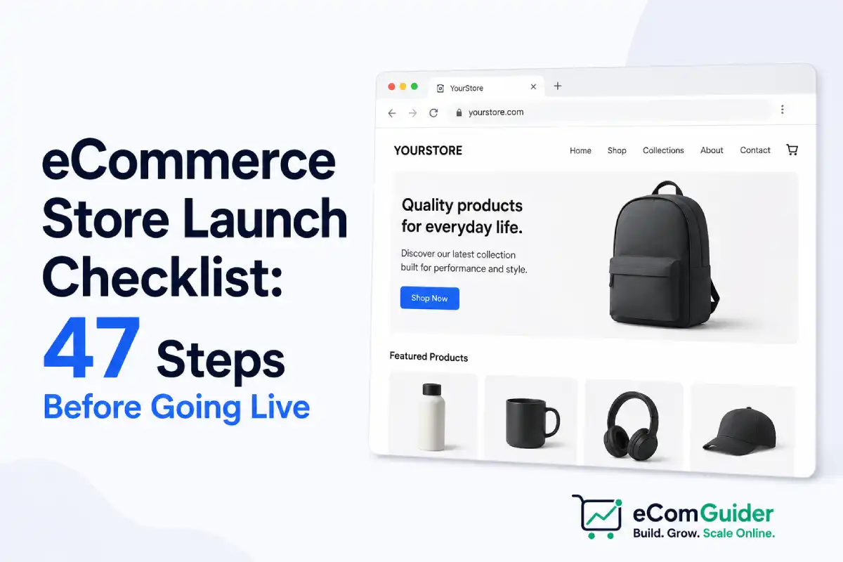 eCommerce store launch checklist