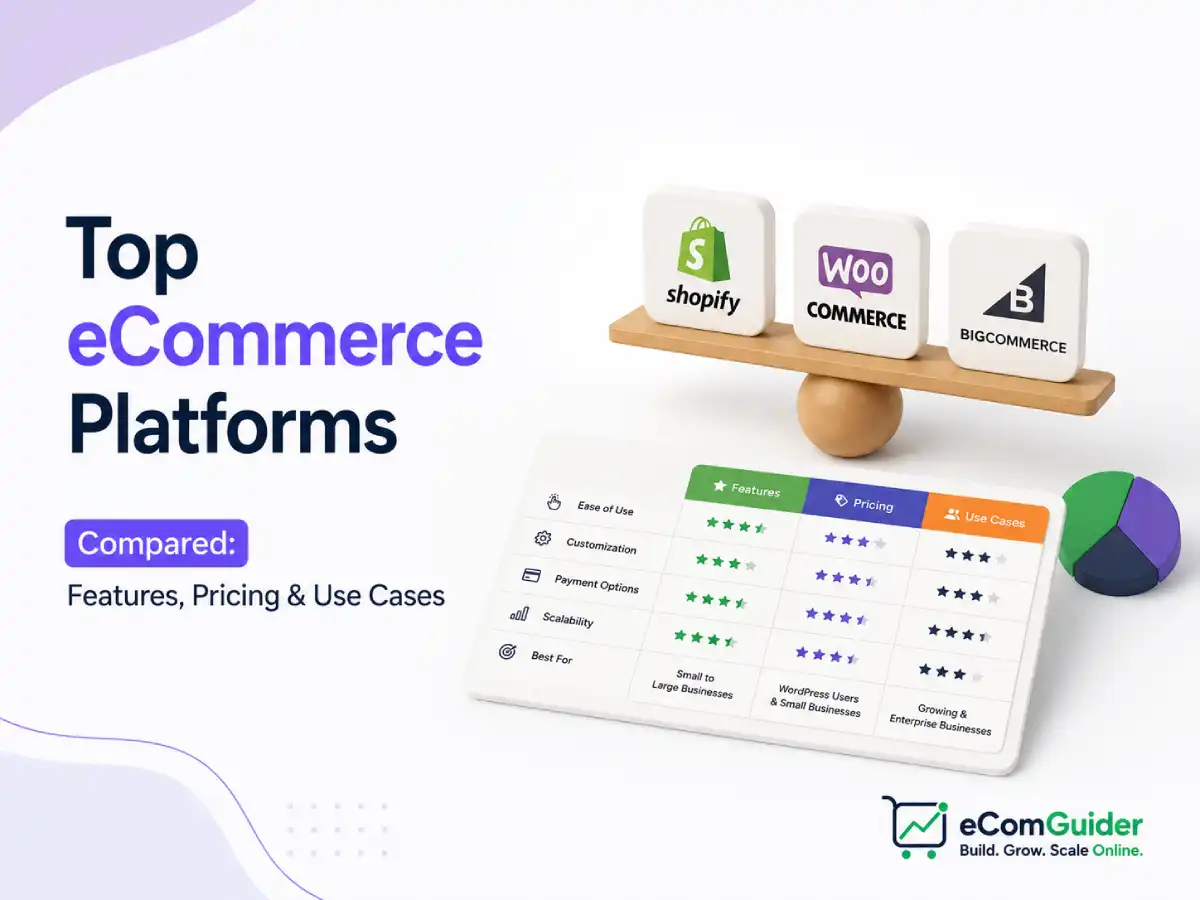top ecommerce platforms compared by features pricing and use cases