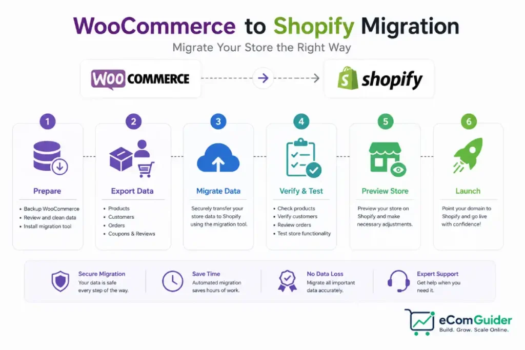 WooCommerce to Shopify migration