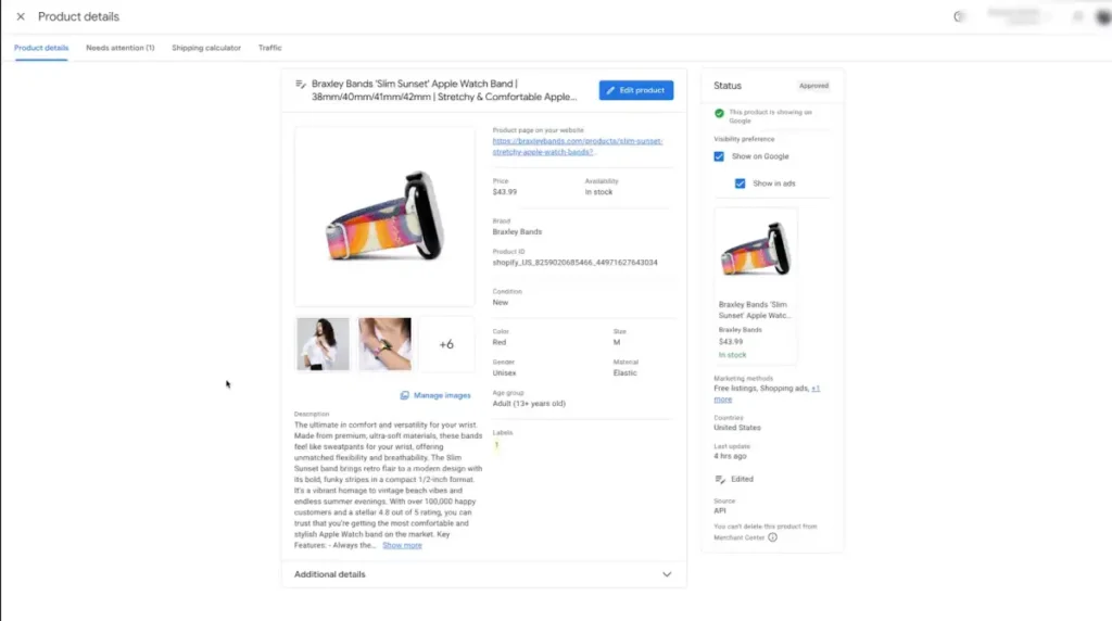 Google Merchant Center Product Feed Configuration