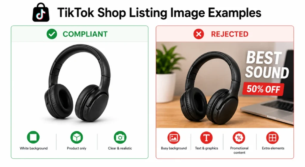 TikTok Shop Listing Image Examples